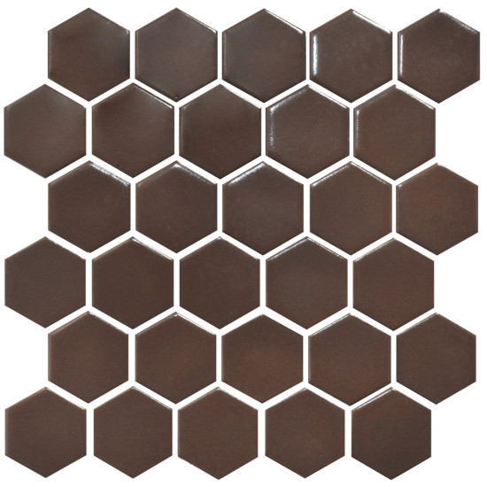 Мозаїка HEXAGON H 6005 Coffee Brown 295х295х9 УКРАЇНА