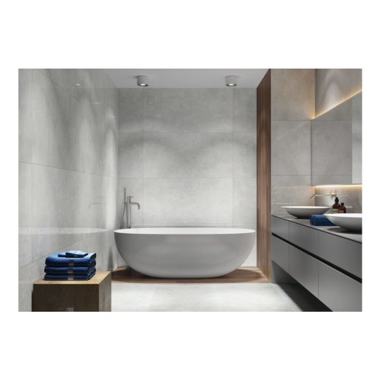Плитка керамогранітна Apenino Bianco LAP 597x1197x10 Cerrad