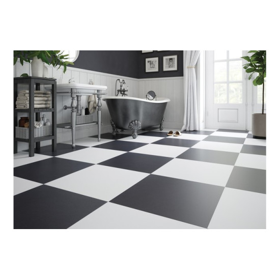 Плитка керамогранітна Cambia Black RECT 597x597x8 Cerrad