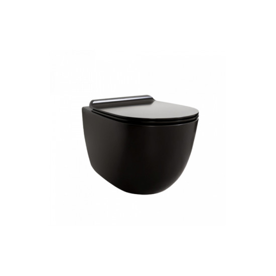 Кришка для унітаза Vignoni soft-close (VI004) Black, SIMAS