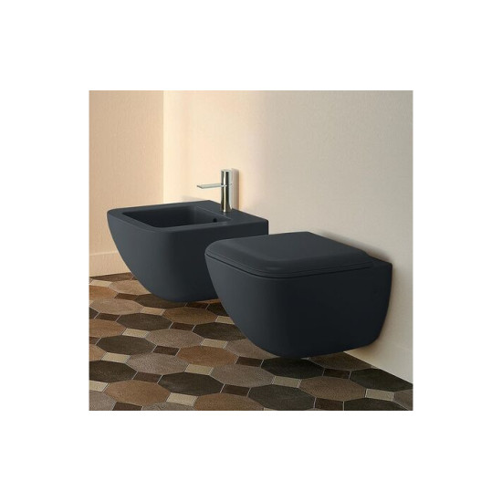 Унітаз підвісний Shui Comfort Basalto з кришкою soft close SHCOVSKCPVSHCOTFBA CIELO
