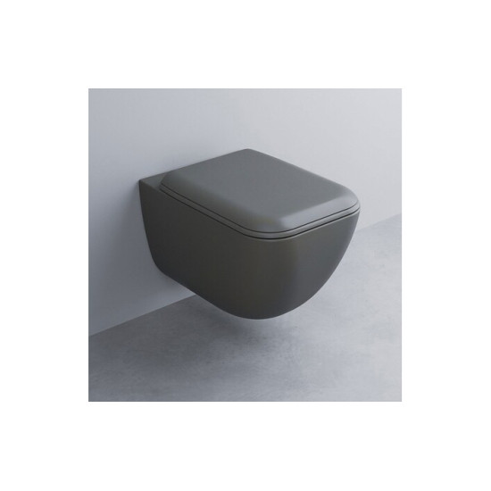 Унітаз підвісний Shui Comfort Cemento з кришкою soft close SHCOVSKCPVSHCOTFCM CIELO