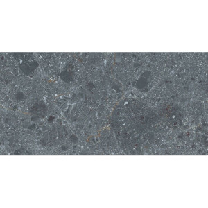 Плитка керамогранітна Castello Graphite 298x598x8 Cersanit