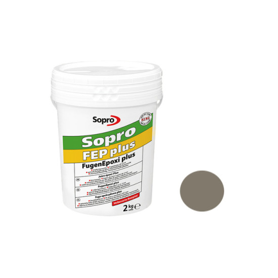 Затирка для швів Sopro FEP plus 1503 кам'яно-сіра №22 (2 кг)