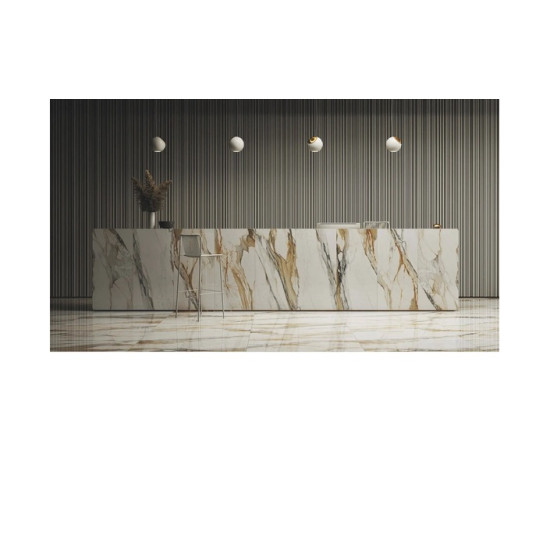 Плитка керамогранітна Calacatta Gold RECT POL 600x1200x10 Stargres