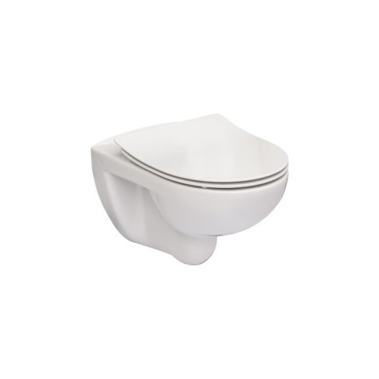 Унітаз підвісний Victoria Rimless з кришкою Slim soft-close (A34H398000), Roca