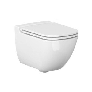 Унітаз підвісний Caspia Clean On з кришкою Slim soft close (SZCZ1001671773), Cersanit