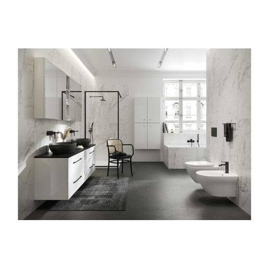 Умивальник 38 см Larga Anthracite CCWT1000770770 Cersanit