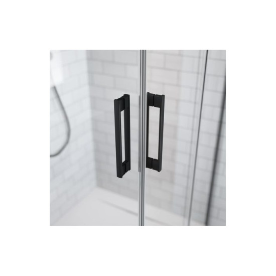 Душова кабіна (половина) Idea Black KDD 90 права, RADAWAY
