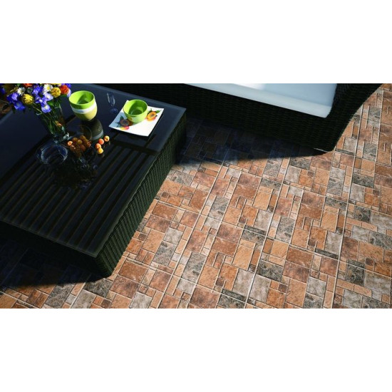 Плитка керамогранітна Bergamo Nights Brown 420×420x8 Cersanit