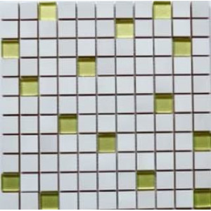 Мозаїка декоративна СМ 3088 C2 Prato white/lime silver 30х30