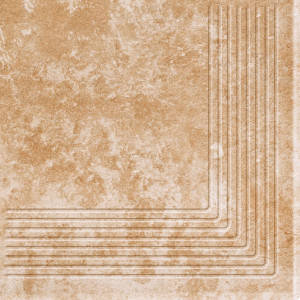 Сходинка кутова Ilario Beige 30x30 код 4733 Ceramika Paradyz