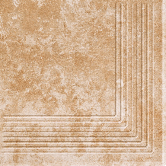 Сходинка кутова Ilario Beige 30x30 код 4733 Ceramika Paradyz