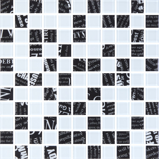 Мозаїка GMP 0425048 С2 Print 45-White 04 300×300x4 Котто Кераміка