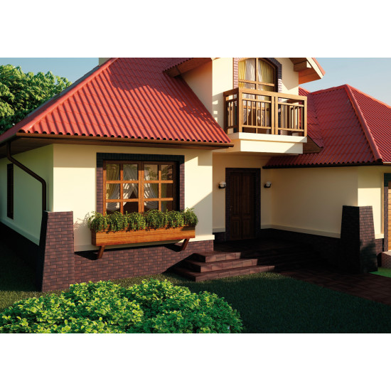 Плитка підлогова Country Wisnia Rustiko 30x30x0,9 код 5500 Cerrad