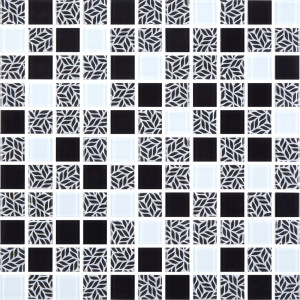 Мозаїка GMP 0825011 С3 Print 10-Black-White 300×300x8 Котто Кераміка
