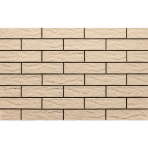 Плитка фасадна Kremowa Rustiko 6,5x24,5x0,65 код 9737 Cerrad
