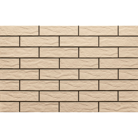 Плитка фасадна Kremowa Rustiko 6,5x24,5x0,65 код 9737 Cerrad