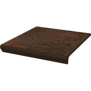 Сходинка з капіносом пряма Semir Brown 30x33 код 0182 Ceramika Paradyz