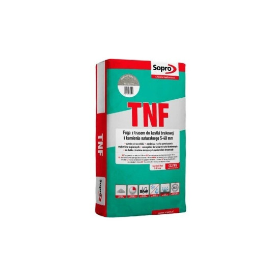 Затирка для бруківки Sopro TNF 676 антрацит №66 (25 кг)