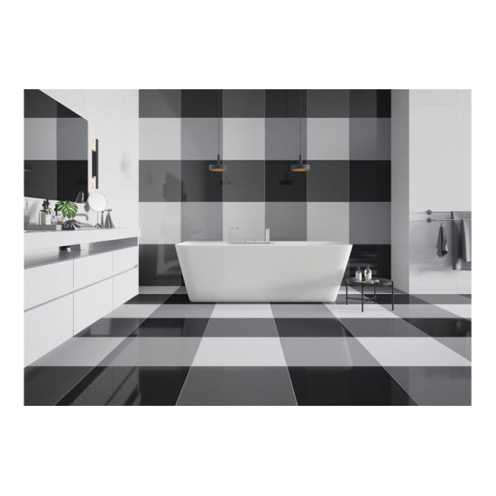Плитка керамогранітна Cambia Black LAP 597x597x8 Cerrad