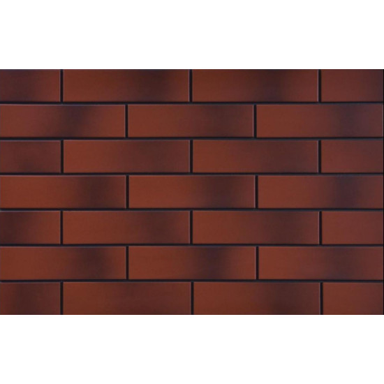 Плитка фасадна Rot (з відтінком) 6,5x24,5x0,65 код 9546 Cerrad