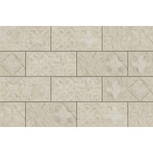 Камінь фасадний Torstone Bianco Decor 14,8x30x0,9 код 9249 Cerrad