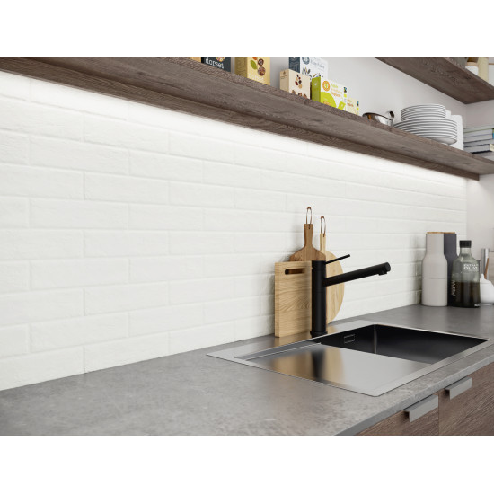 Плитка фасадна Scandiano Bianco 66x245x7,4 Paradyz