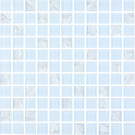Мозаїка GM 8019 C3 Pearl S4/Ceramik White/White 300 х 300 х 8 ( 25 х 25 ) Кераміка Лео УКРАЇНА