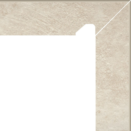 Цоколь Scandiano Beige Правий 2 ел 8,1x30 код 5809 Ceramika Paradyz