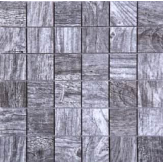 Мозаїка СМV 3089 С Salerno wood 30х30 (кубик 4,8х4,8) Кераміка Лео УКРАЇНА