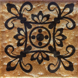 Вставка Tako GTР 73016 Venus Brown Brocade S1 73х73х8 Котто Кераміка