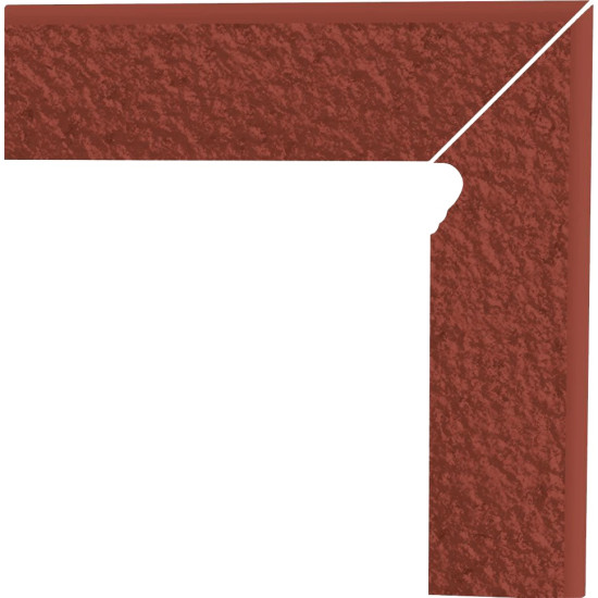 Цоколь Natural Rosa Правий 2 ел STR 8,1x30 код 7445 Ceramika Paradyz