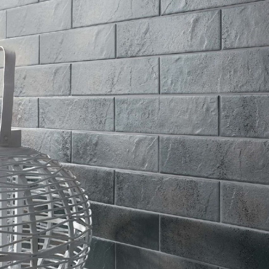 Плитка фасадна Bazalto Grafit A 8,1x30 код 7013 Ceramika Paradyz
