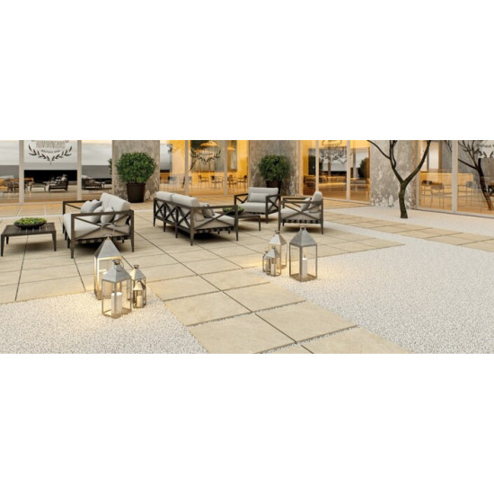 Плитка керамогранітна Pietra Serena Cream 3.0 RECT 450x900x30 StarGres