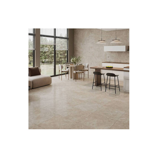 Плитка керамогранітна Alvaro Beige RECT 598x1198x8 Cersanit