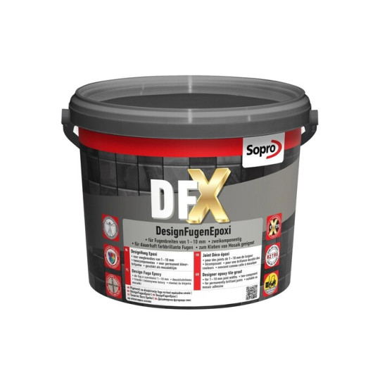 Епоксидна фуга Sopro DFX 1205 сірий №15 (5 кг)