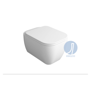 Унітаз підвісний Henges з кришкою soft-close HE18-F85-HE004 Glossy white SIMAS