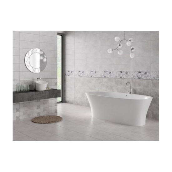 Плитка керамогранітна Snowdrops Light Grey 420×420x8 Cersanit