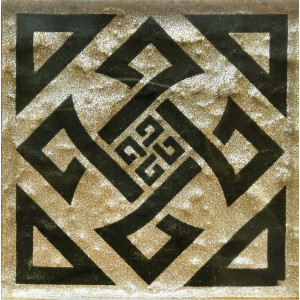 Вставка Tako GTР 73011 Gothic Gold Brocade S1 73х73х8 Котто Кераміка