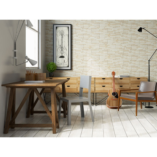 Камінь фасадний Kallio Cream 15x45x0,9 код 3768 Cerrad