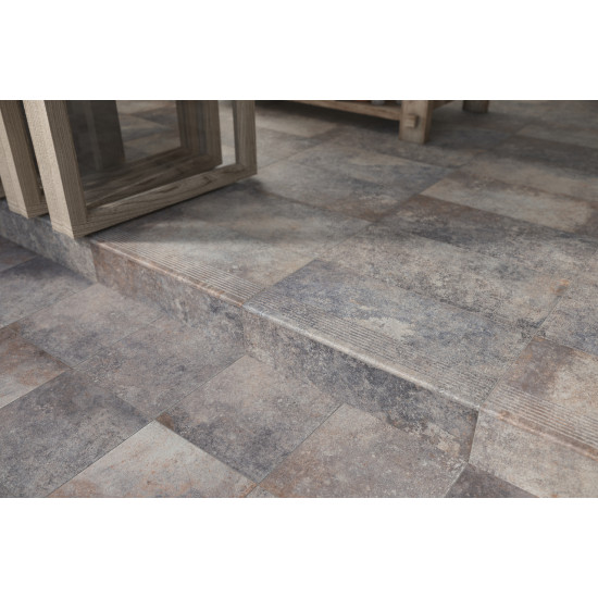 Сходинка кутова Viano Antracite 30x30 код 4801 Ceramika Paradyz