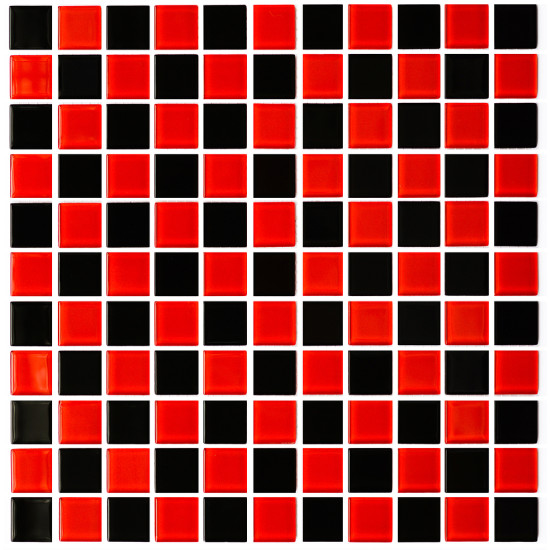 Мозаїка GM 4003 CC black/red m 300 х 300 х 4 ( 25 х 25 ) , Україна