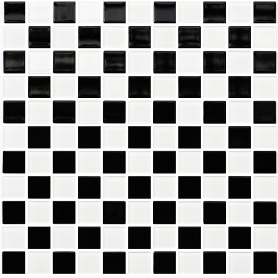 Мозаїка GM 4002 CC Black-White 300x300x4 Котто Кераміка