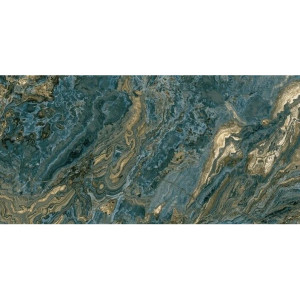 Плитка керамогранітна Agate Blue A POL 595,5x1193 Aparici