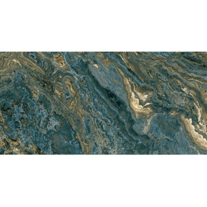 Плитка керамогранітна Agate Blue B POL 595,5x1193 Aparici