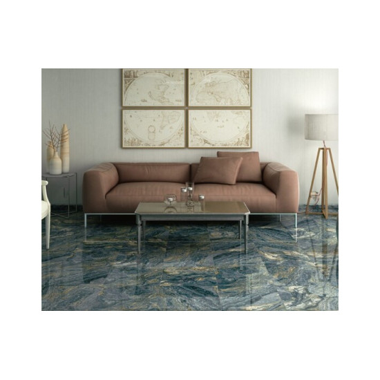 Плитка керамогранітна Agate Blue B POL 595,5x1193 Aparici