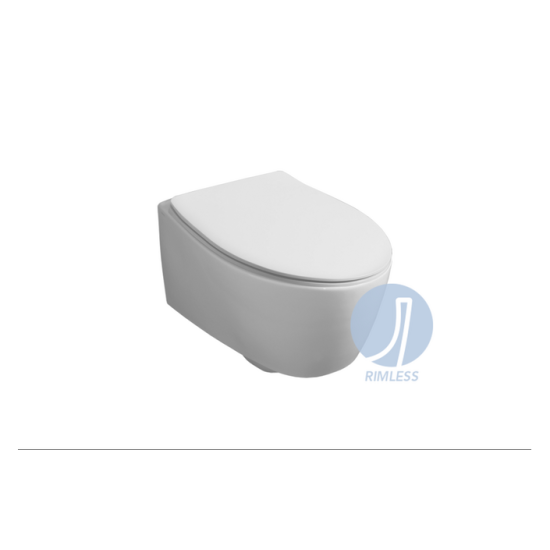 Унітаз підвісний Lft Spazio з кришкою soft-close LFT18-F85-LFT006 Glossy white SIMAS