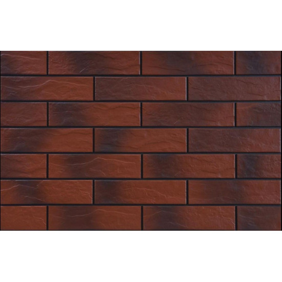 Плитка фасадна з відтінком Rot Shaded RUST 65x245x6,5 Cerrad