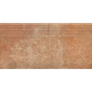 Сходинка пряма Scandiano Rosso 30x60 код 1138 Ceramika Paradyz
